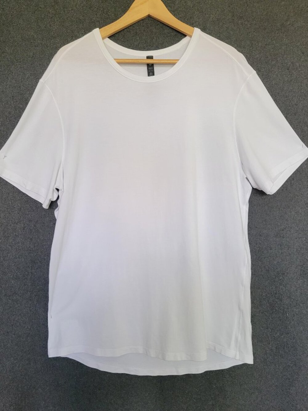 Lululemon Heavyweight Pima Cotton Lyocell Jersey White T-Shirt Crew Men’s XL